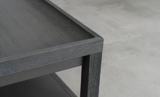 City Coffee Table (Color: Oak gray (veneer))