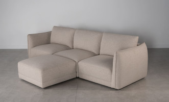 Monterey Sofa with Ottoman (Fabric W1501-22)