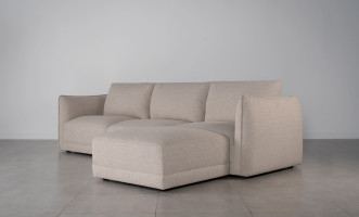 Monterey Sofa with Ottoman (Fabric W1501-22)