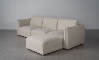 Monterey Sofa with Ottoman (Fabric A3083 COL 13A)