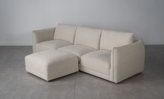 Monterey Sofa with Ottoman (Fabric A3083 COL 13A)