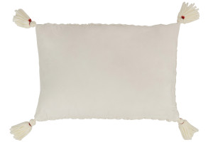 Cushion Knitted With Tassel 