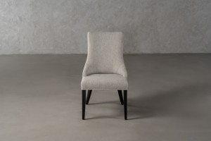 Preston Chair Plain (Fabric: Chevron col.Chinchilla (Cat. 3))