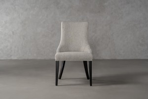Preston Chair Plain (Fabric: Chevron col.Chinchilla (Cat. 3))