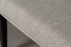 Preston Chair Plain (Fabric: Chevron col.Chinchilla (Cat. 3))