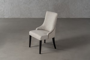 Preston Chair Plain (Fabric: Chevron col.Chinchilla (Cat. 3))