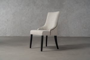 Preston Chair Plain (Fabric: Chevron col.Chinchilla (Cat. 3))