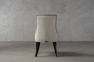 Preston Chair Plain (Fabric: Chevron col.Chinchilla (Cat. 3))