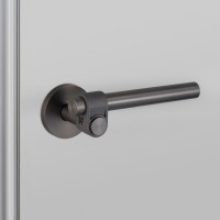 Door Handle set Cast Smoked Bronze Sprung