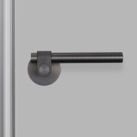 Door Handle set Cast Smoked Bronze Sprung