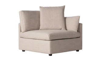 Flow Corner Sofa  Section with Pillow (A2766 fabric)