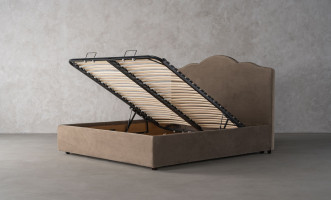 Sanderlight Bed 180x200 cm (Roy005 velvet mink)