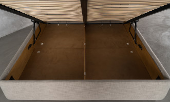 York Vertical Stripes Bed 160x200 cm (G149 col.15c)