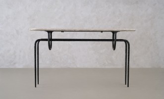 Azrou Console Table (Modern Grey)