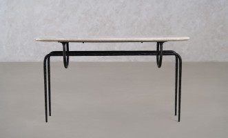 Azrou Console Table (Modern Grey)