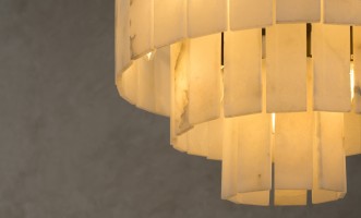 Stone Glow Chandelier Small