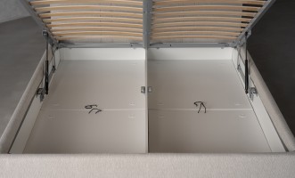 Lagom Wood Bed with Storage