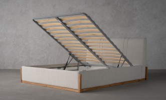 Lagom Wood Bed with Storage