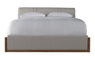 Lagom Wood Bed 180x200 cm (Fabric: Corso col.06)
