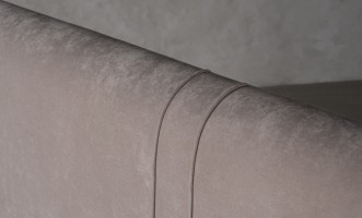 Lagom Wood Bed 180x200 cm (Fabric: VELVET LUX 46)