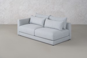 Narvik Mix 2-Seater Section Left Arm (Fabric D5712)