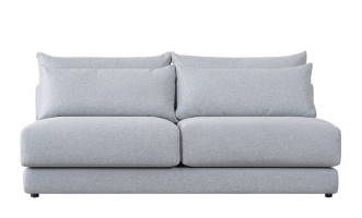Narvik Mix 2-Seater Armless Section Sofa (Fabric D5712)