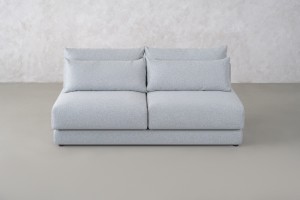 Narvik Mix 2-Seater Armless Section Sofa (Fabric D5712)