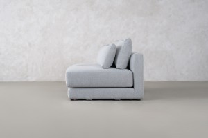 Narvik Mix 2-Seater Armless Section Sofa (Fabric D5712)