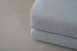 Narvik Mix Square Pouf (Fabric D5712)