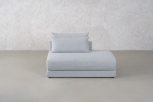 Narvik Mix Ottoman Section Sofa Left Arm (Fabric D5712)