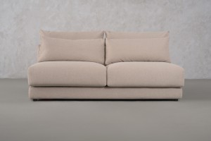 Narvik Mix 2-Seater Armless Section Sofa (Fabric D5354)