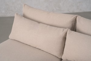 Narvik Mix 2-Seater Armless Section Sofa (Fabric D5354)