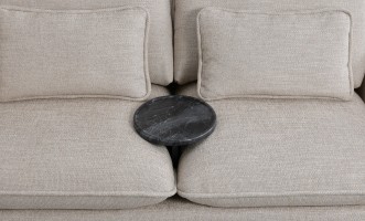 Cove Black Marble Tray Table