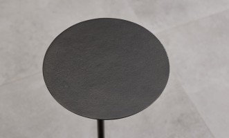 Blaze Side Table Graphite Finish