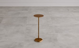 Blaze Side Table Champagne Finish