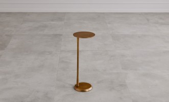 Blaze Side Table Champagne Finish