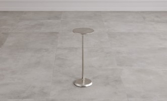 Blaze Side Table Nickel Finish