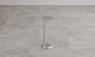 Blaze Side Table Nickel Finish