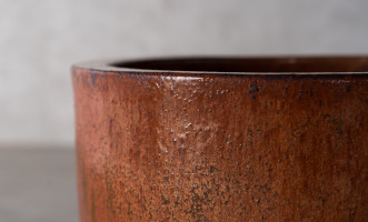 Crucible Planter L Copper