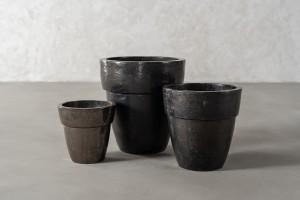 Collar Planters Set of 3