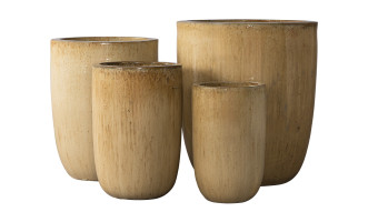 Tall U-Shape Planters Sand Set of 4