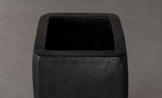 Tall Milan Planter Graphite Color