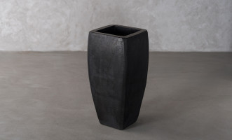 Tall Milan Planter Graphite Color