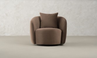 Sonora Swivel Armchair (fabric EP440)