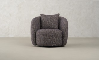 Sonora Swivel Armchair (fabric H24316-13A)