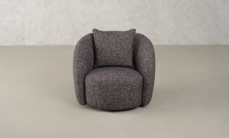 Sonora Swivel Armchair (fabric H24316-13A)