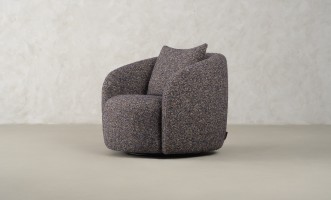 Sonora Swivel Armchair (fabric H24316-13A)