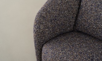 Sonora Swivel Armchair (fabric H24316-13A)