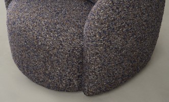 Sonora Swivel Armchair (fabric H24316-13A)