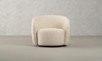 Sonora Swivel Armchair (fabric FLD130)